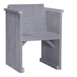 Stoel Diner Dicht Beton Grijs