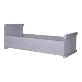 Bed Hoog Beton Grijs