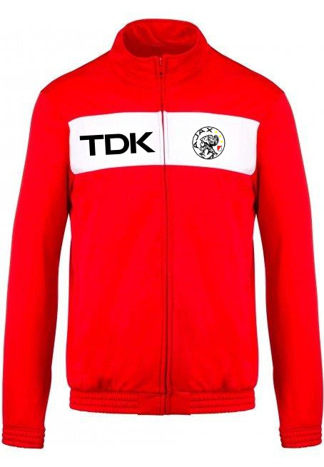 TDK track jacket rood, oude logo