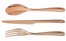 L'Âme de Christofle Copper dessertcouvert 3-delig