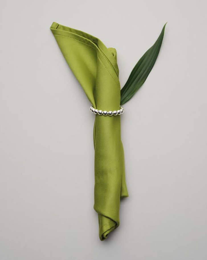 Set van 2 servetringen decor Perles