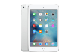 iPad mini 4 Wi-Fi Cell 128GB Silver - Excl. 553,00