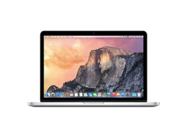 13-inch MacBook Pro met Retina-display: 2,7-GHz dual-core Intel Core i5, 128GB - Excl. 1173,00