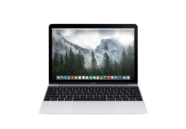 MacBook 12-inch: 1,1-GHz dual-core Intel Core m3, 256GB - zilver - Excl. 1170,00