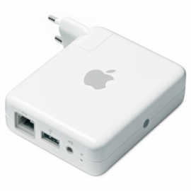 AirPort Express-basisstation met AirTunes