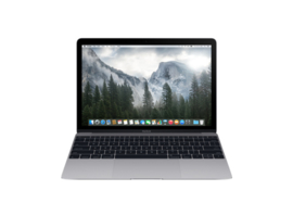 MacBook 12-inch: 1,1-GHz dual-core Intel Core m3, 256GB - spacegrijs - Excl. 1170,00