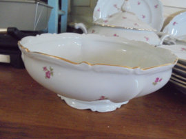 Dinerservies Mitterteich Bavaria met roze/rode roosjes