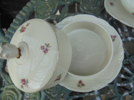 Botervloot Rieber Bavaria met roze/rode roosjes