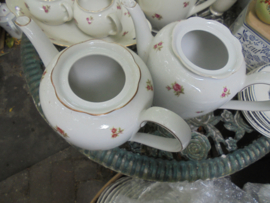 Koffiepot Shirnding Bavaria met roze roosjes ZONDER deksel