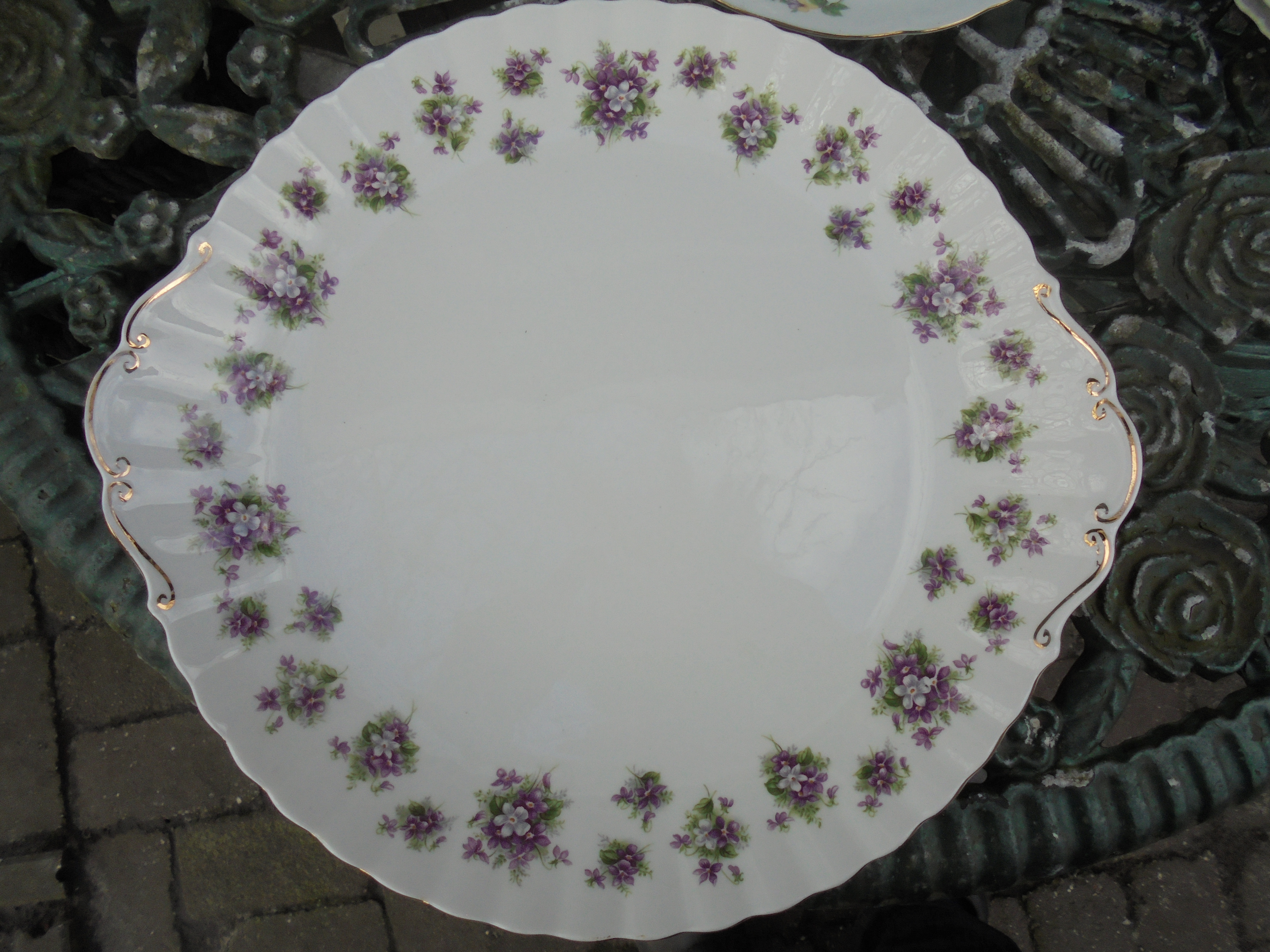 Royal Albert Grote gebakschaal "Sweet Violets"