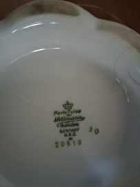 Koffiepot Seltmann Weiden Marie Luise US Zone Bavaria met roze/rode roosjes