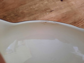 Sauskom Mosa pastel licht groen met gouden bies