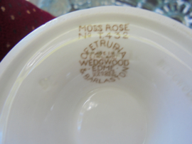 Mokka Koffiepotje Wedgewood Moss Rose met rode roos