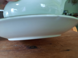 Sauskom Mosa pastel licht groen met gouden bies