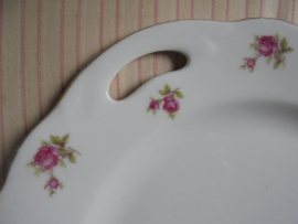 Gebakschaal Bavaria W met roze/rode roosjes