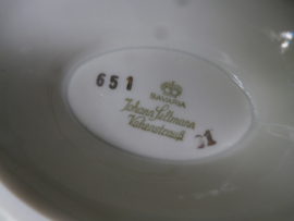 Jus/Sauskom Johann Vohenstrauss Bavaria met roze roosjes
