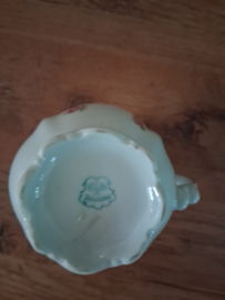 Koffieservies Mitterteich Bavaria met roze/rode roosjes