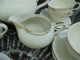 Theeservies Winterling Marktleuthen Bavaria Windor ELiTE room met gouddecor / randje