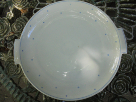 Gebakschaal met lieve licht blauwe sterretjes
