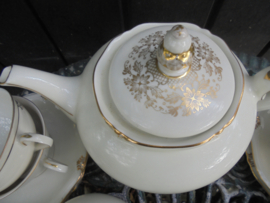Theeservies Winterling Marktleuthen Bavaria Windor ELiTE room met gouddecor / randje
