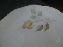 Schotel Winterling FLORA met gele roos
