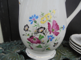 Frans Koffieservies met bloemboeketjes