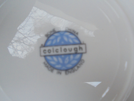 Gebaksbordje Colclough met paarse bloemetjes / viooltjes
