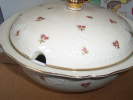 Dinerservies Zeh Scherzer  Bavaria "Rose" met roze/rode roosjes