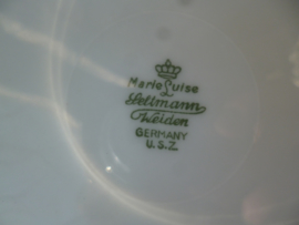 Saladeschaal / Diepe ronde kom Seltmann Weiden Marie Luise met roze roosjes (grootste maat)