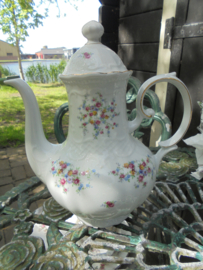 Koffiepot Seltmann Weiden vol kleine bloemetjes / roze roosjes