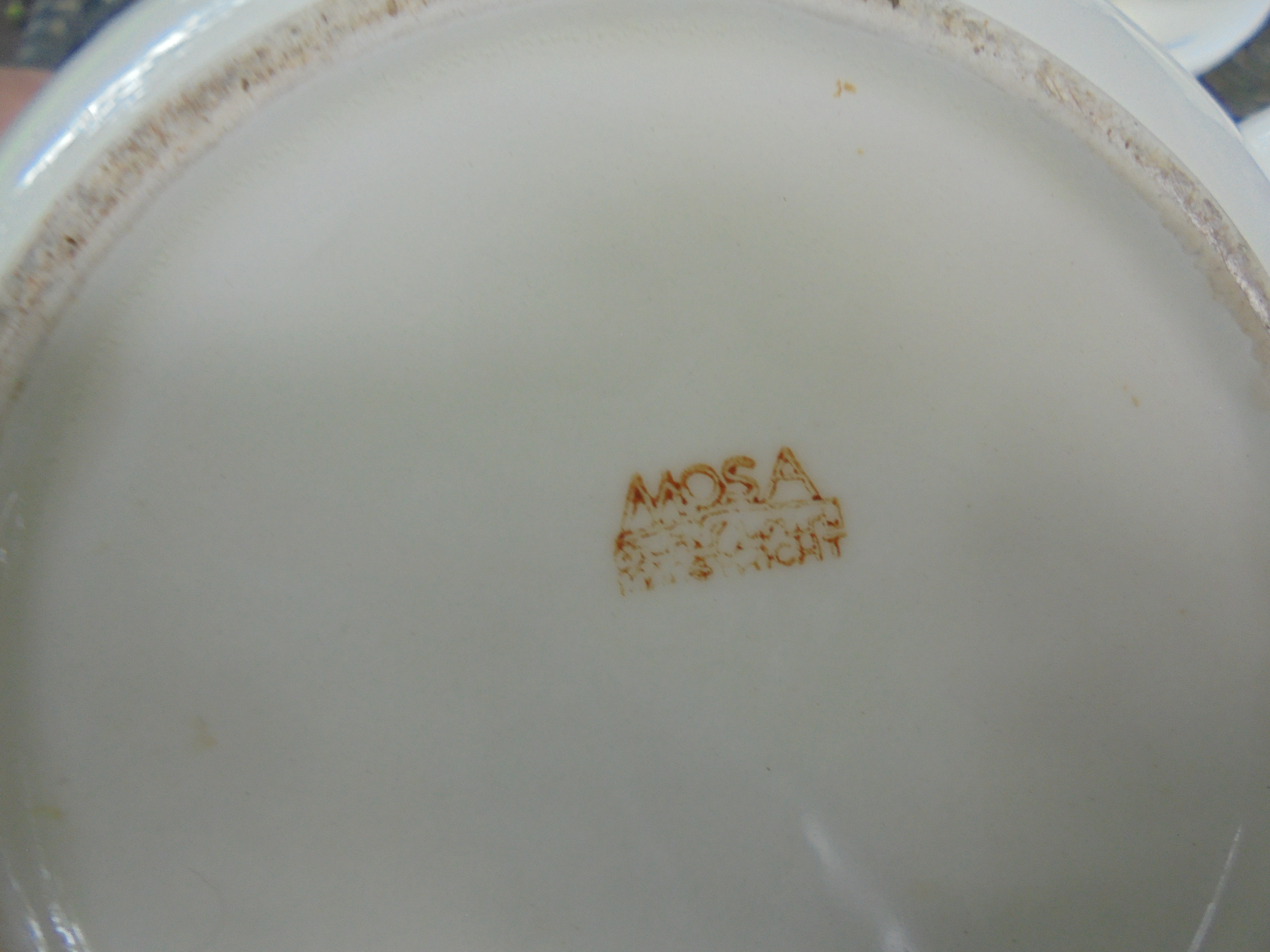 Melk- / Waterbeker MOSA met bloemboeket met oa. roze en gele tulp