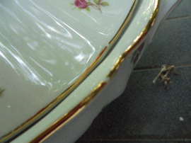 Soepterrine Mittterteich Bavaria met roze / rode roosjes