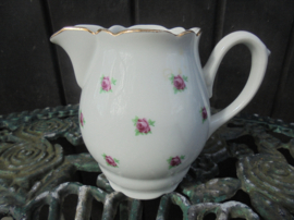 Roomstel M Z / MAGVAM Elly Czechoslovakia met roze roosjes