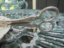 Gebakstang sierlijk bewerkt zilver kleurig