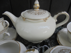 Theeservies Winterling Marktleuthen Bavaria Windor ELiTE room met gouddecor / randje