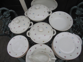 Dinerservies Winterling Marktleuthen Rosemary vol strooibloemetjes met oa. roze roosjes VARIANT 1