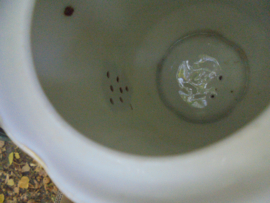 Hoge Theepot met roze bloemetjes