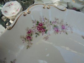 Royal Albert Gebakschaal "Lavender Rose" met roze roosjes