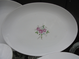 Dinerbord Eschenbach Bavaria met zacht roze rozen