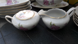 Melkkannetje Chodziez met roze roos