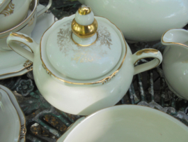 Theeservies Winterling Marktleuthen Bavaria Windor ELiTE room met gouddecor / randje