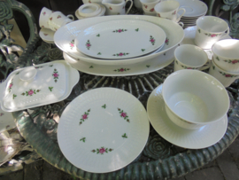 Koffie/Theepot Winterling Marktleuthen met roze roosjes en groen takje