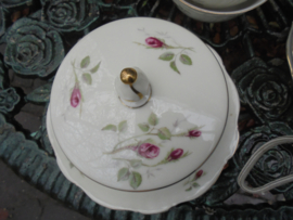 Botervloot Winterling Marlene met roze/rode wilde roos