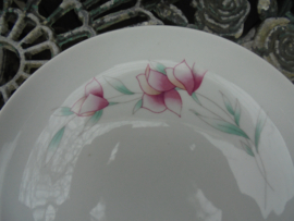 Dinerbord Jarolina / Karolina met roze bloemen