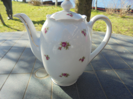 Koffiepot Winterling Bavaria met roze/rode roosjes