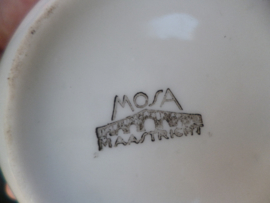 Roomstel Mosa met zilveren biesjes