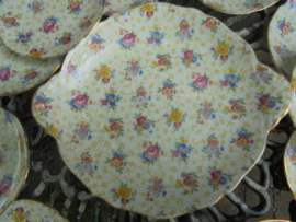 Petit fourset vol kleine bloemetjes / roze roosjes