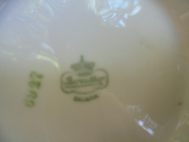 Romantische koffiepot Bareuther Bavaria met roze/rode roosjes