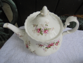 Royal Albert Botervloot "Lavender Rose" met roze roosjes