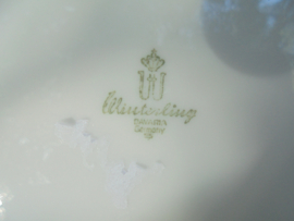 Dinerbord Winterling Bavaria met grijs/groene roos